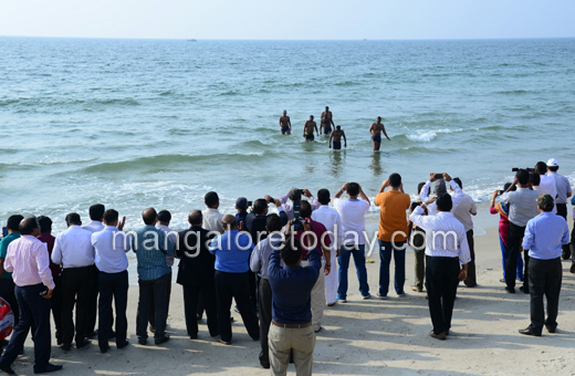 Mumbai Mangalore swim record